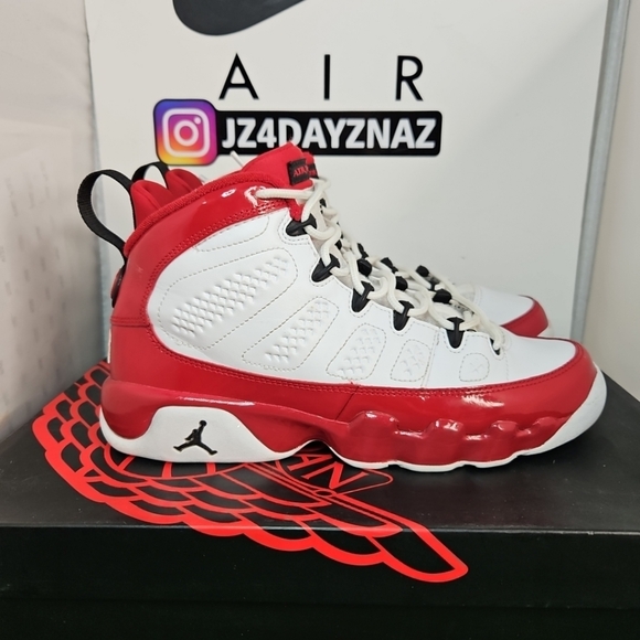 Nike Air Jordan 9 IX BG Retro Gym Red 302359-160  US Size 6.5Y (8 Wmns) CLEAN!!! - Picture 2 of 16